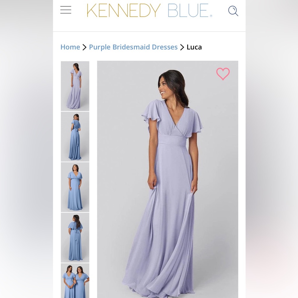 Kennedy Blue - Violet Chiffon Dress